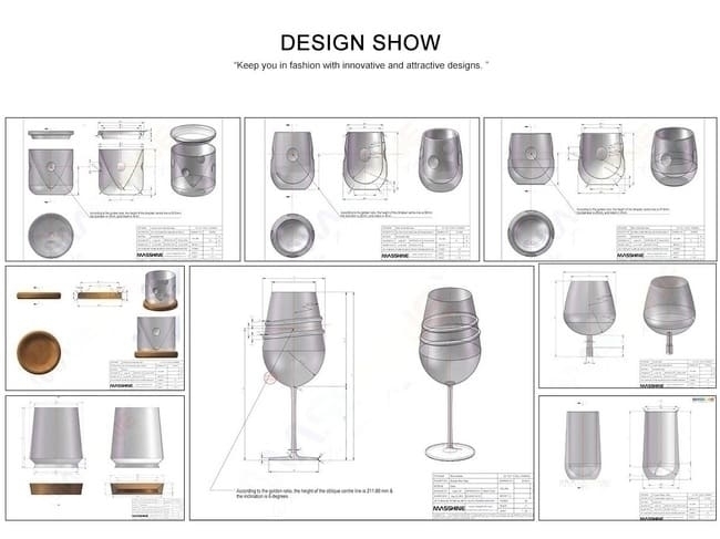 Vraie double tasse de bière givrée 18 par onces unique en verre gravée à l'eau-forte de Borosilicate de bière de mur 6