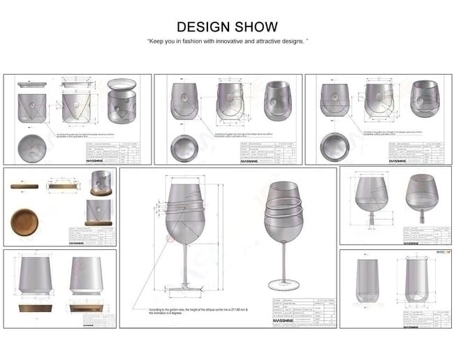Vraie double tasse de bière givrée 18 par onces unique en verre gravée à l'eau-forte de Borosilicate de bière de mur 6
