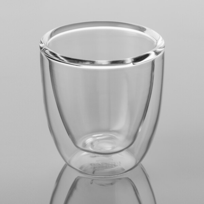 12oz Double Wall Wine Glass 340ml Double Layer Coffee Cups