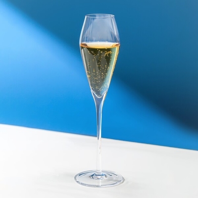 Sparkling Wine Glass Drinking Goblets 8 Ounce Crystal Tulip Champagne Glasses