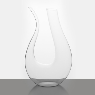 1000ML de u-vormige Zwaan Crystal Wine Decanter 35oz overhandigt Opgeblazen Loodvrij