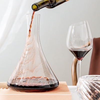 Hand Geblazen Loodvrije het Glaskaraf van Crystal Wine Decanter 1500ml 52oz
