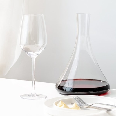 All Purpose Crystal Mouth Blown Wine Glasses Long Stem 500ml 17.6 oz