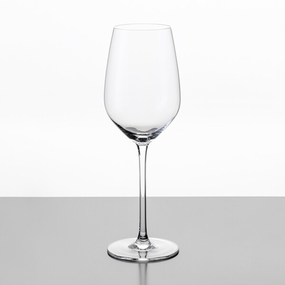 All Purpose Crystal Mouth Blown Wine Glasses Long Stem 500ml 17.6 oz