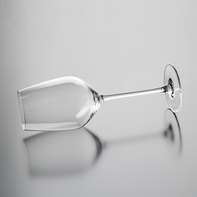 All Purpose Crystal Mouth Blown Wine Glasses Long Stem 500ml 17.6 oz