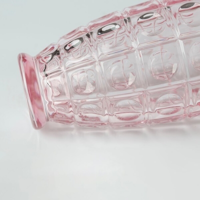 Coloured 12 Ounce Glass Drinking Cups 360ml Pressed Footed Highball Glasses