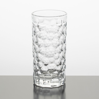 Crystal Highball Glass Drinking Cups 320ml Pressed Tumblers 11.2Oz Lead Free