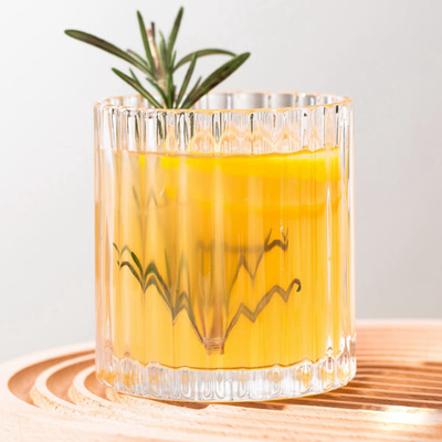 10 radura inferiore pesante Crystal Low Ball Glasses di vetro 285ml delle rocce dell'oncia