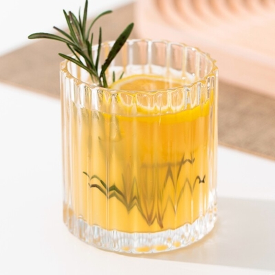 10 radura inferiore pesante Crystal Low Ball Glasses di vetro 285ml delle rocce dell'oncia