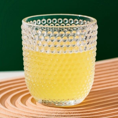 11 Oz Hobnail Ly uống nước có hình khối trong suốt 315ml Cũ thời thượng