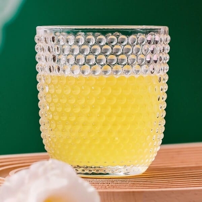 11 Oz Hobnail Ly uống nước có hình khối trong suốt 315ml Cũ thời thượng