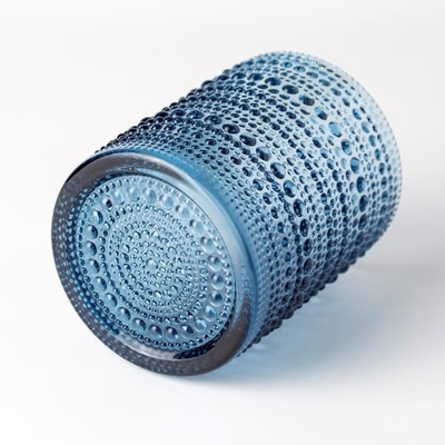 Χρωματισμένοι βαριοί Hobnail Δία ανατροπείς γυαλιών κατανάλωσης 12 Oz μηχανή που πιέζεται