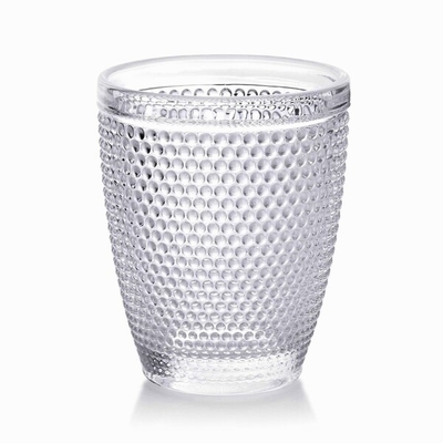 Altmodische Gläser perlenbesetzter Schuhnagel-Glastrinkbecher-Crystal Tumblerss 260ml