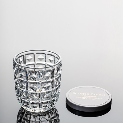 bote 11oz multiusos del almacenamiento del claro 315ml pequeñas tazas de cristal de la vela