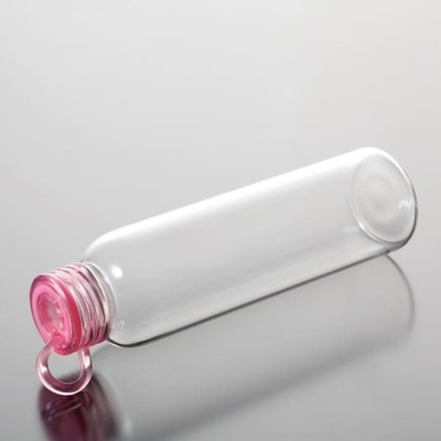 ขวดน้ำแก้วแบบพกพา Borosilicate 600 มล. 21 ออนซ์นำกลับมาใช้ใหม่ได้ฟรี