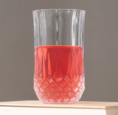 Highball Cam İçme Bardakları 11 Ons Kristal 330ml Vintage Preslenmiş Cam Bardaklar