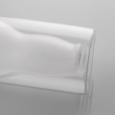 18 Ounce Etched Double Wall Drinking Glass Upside Down Borosilicate Beer Glass