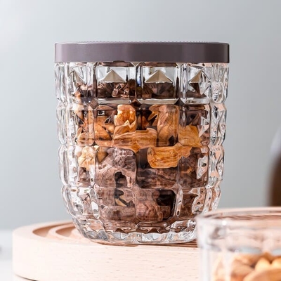 bote 11oz multiusos del almacenamiento del claro 315ml pequeñas tazas de cristal de la vela