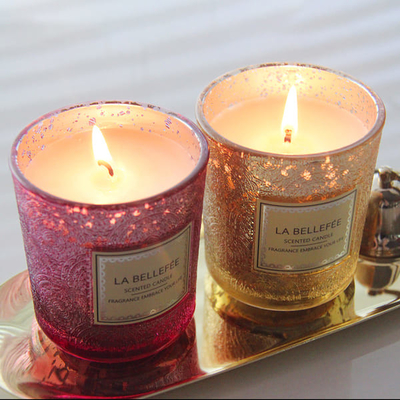 kerzen-Halter Mercury Pillar Scented Candle Stand 200ml 350ml Glasfarb