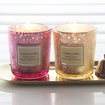 kerzen-Halter Mercury Pillar Scented Candle Stand 200ml 350ml Glasfarb