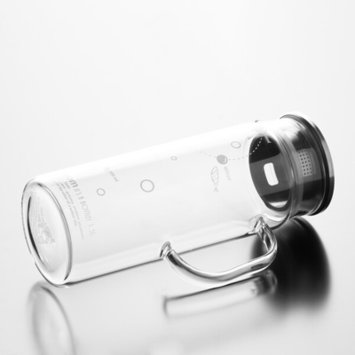 Hitzebeständiger transparenter Glaspitcher 48 Unze mundgeblasen für heiße Flüssigkeiten