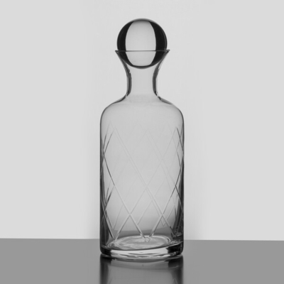 Glas-42 Flasche des Unzen-Klarglas-Karaffe-mundgeblasene 1200ml mit Stopper