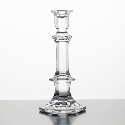 Crystal Clear Glass Candle Holder 23cm Lange Magere Kandelaars